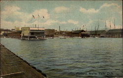 View of Yacht Club Postcard