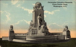 Christopher Columbus Memorial, Union Station Plaza Washington, DC Washington DC Postcard Postcard