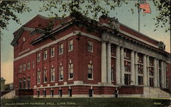 Allen County Memorial Hall Lima, OH Postcard Postcard