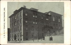 I.O.O.F. Temple Baltimore, MD Postcard Postcard