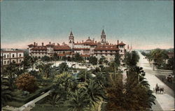 Hotel Ponce de Leon, From the Alcazar St. Augustine, FL Postcard Postcard