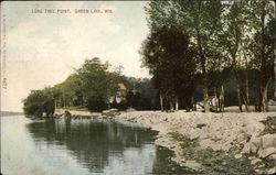 Lone Tree Point in Green Lake Wisconsin Postcard Postcard