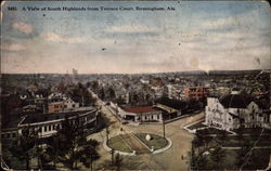 A View of South Highlands from Terrace Court Postcard