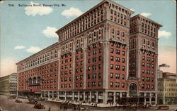 The Baltimore Hotel in Kansas City Postcard