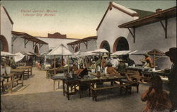 Interior City market Juarez, Mexico Postcard Postcard