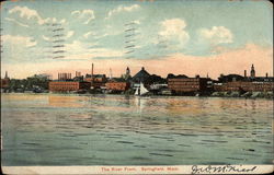 The River Front Postcard