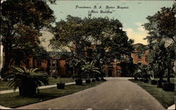 Butler Hospital, Main Building Providence, RI Postcard Postcard