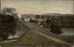 Woodsville from Wells River Postcard