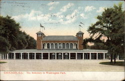 The Refectory in Washington Park Chicago, IL Postcard Postcard