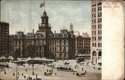 City Hall Detroit, MI Postcard Postcard