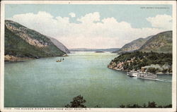 Looking North Up the Hudson River Postcard