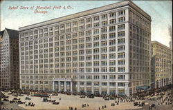 Retail Store of Marshall Field & Co Chicago, IL Postcard Postcard