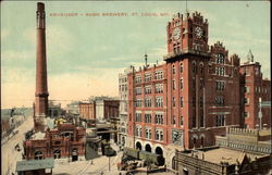 Anheuser-Bush Brewery St. Louis, MO Postcard Postcard