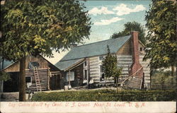 Log Cabin Built by General U. S. Grant Postcard