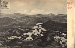 Birds-eye View of Squan Lake Region Postcard