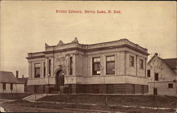 Public Library Devils Lake, ND Postcard Postcard