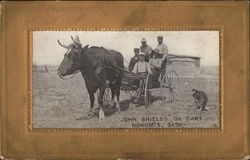 John Shields' Ox Cart Nokomis, SK Canada Saskatchewan Postcard Postcard