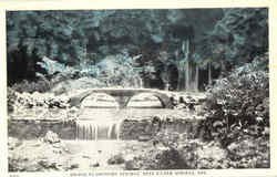 Bridge At Dripping Springs Postcard