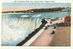 Horseshoe Falls From Victoria Park Postcard