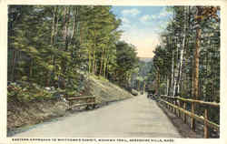 Eastern Approach To Whitcomb's Summit, Mohawk Trail Postcard