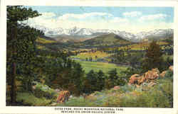 Estes Park, Rocky Mountain National Park Postcard