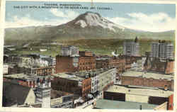 Areial View Tacoma, WA Postcard Postcard