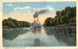 Scene On The Kentucky River Scenic, KY Postcard Postcard