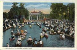 Band Concert, Belle Isle Postcard