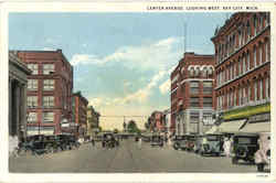 Center Avenue Postcard