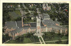 Central High School Topeka, KS Postcard Postcard