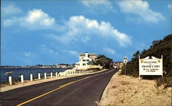 Entrance to the Town - Cape Cod Postcard