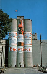 Malt House of the Budweiser Brewery Postcard