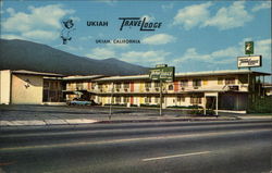 Ukiah TraveLodge Postcard