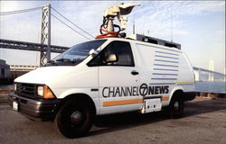 Channel 7 News - Broadcasting Truck Postcard