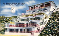 The Beach Terrace Apt. Motel Postcard