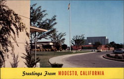 Thomas Downey High School Postcard