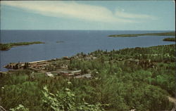 View from Brockway Mountain Postcard