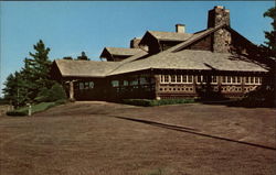 Keweenaw Park Club House Postcard