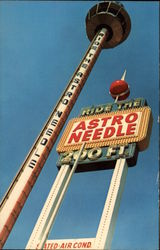 The Astro Needle - The Most Exciting Ride Myrtle Beach, SC Postcard Postcard