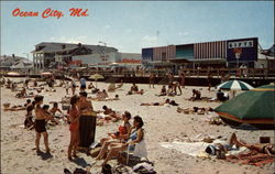 Boardwalk Ocean City, MD Postcard Postcard