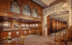 The Christian Brothers Wine and Champagne Cellar - Interior View Postcard