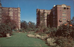 Longwood Towers Brookline, MA Postcard Postcard