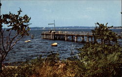 Bakers Island looking Northwest at Island Pier Postcard