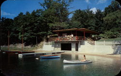 The Beach House - Hidden Valley Gaylord, MI Postcard Postcard