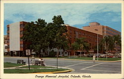 Orange Memorial Hospital Orlando, FL Postcard Postcard