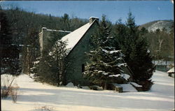 Helen Hughes Memorial Chapel in Winter Postcard