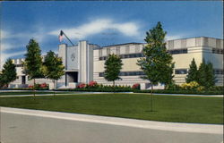 View of Headquarters Building for Air Materiel Command Wright-Patterson Air Force Base, OH Postcard Postcard