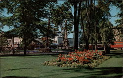 Ely Park, Public Square Elyria, OH Postcard Postcard