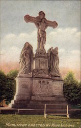 Monument erected by King Ludwig Postcard