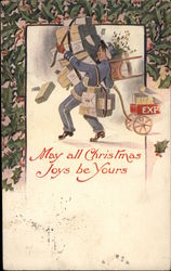 May all Christmas joys be yours Postcard